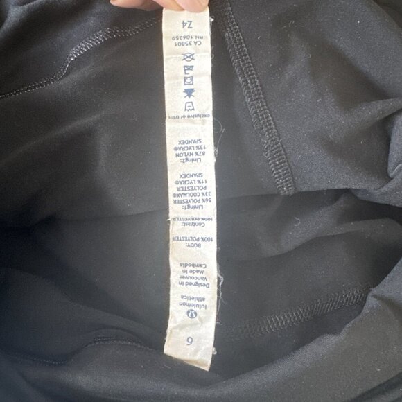 Lululemon Run Speed Squad Short Power Purple/Black SIZE 6, W7407S - Picture 9 of 9